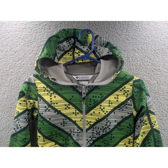 Columbia Kids Omni Shield Geometric Patterned Jacket size 14/16 - Picture 2 of 12